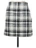 Ann Taylor LOFT Plaid Gray Casual Skirt Size 4 - photo 1