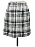 Ann Taylor LOFT Plaid Gray Casual Skirt Size 4 - photo 2