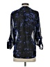 Gap Outlet 100% Recycled Polyester Blue 3/4 Sleeve Blouse Size XS - photo 2