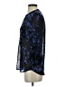 Gap Outlet 100% Recycled Polyester Blue 3/4 Sleeve Blouse Size XS - photo 5
