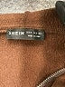 Shein 100% Polyester Brown Zip Up Hoodie Size M - photo 6