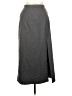 Karen Scott Solid Gray Formal Skirt Size 10 - photo 1