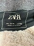 Zara Solid Black Coat Size 13 - 14 - photo 3
