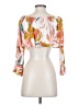 Roxy 100% Viscose White 3/4 Sleeve T-Shirt Size S - photo 2