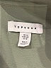 Topshop 100% Polyester Solid Green Long Sleeve Blouse Size 8 - photo 7