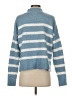 Jessica Simpson Stripes Blue Turtleneck Sweater Size S - photo 2