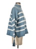 Jessica Simpson Stripes Blue Turtleneck Sweater Size S - photo 4