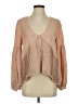 Sancia 100% Tencel Tan Long Sleeve Blouse Size XS - photo 1