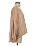 Sancia 100% Tencel Tan Long Sleeve Blouse Size XS - photo 4
