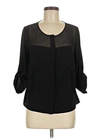 DKNY Jeans 3/4 Sleeve Blouse (view 1)
