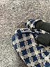 CAbi Houndstooth Blue Long Sleeve Button-Down Shirt Size S - photo 8
