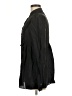 Max Studio Black Long Sleeve Button-Down Shirt Size M - photo 5