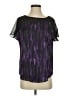 Vince Camuto 100% Polyester Purple Short Sleeve Blouse Size XS - photo 1