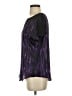 Vince Camuto 100% Polyester Purple Short Sleeve Blouse Size XS - photo 5