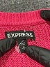Express 100% Cotton Pink Pullover Sweater Size M - photo 7