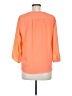 Peter Nygard 100% Polyester Orange 3/4 Sleeve Blouse Size 6 - photo 2
