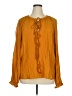 H&M Orange Long Sleeve Blouse Size XL - photo 1