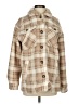 Love Tree 100% Polyester Plaid Tan Coat Size S - photo 1