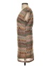 Alessandro Miele Chevron-herringbone Brown Casual Dress Size M - photo 5