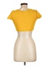 AvidLove Yellow Short Sleeve Top Size L - photo 2
