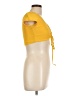 AvidLove Yellow Short Sleeve Top Size L - photo 4