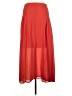 Isda & Co 100% Polyester Solid Red Formal Skirt Size 8 - photo 2