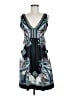 ECI Paisley Blue Cocktail Dress Size 6 - photo 1