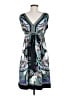 ECI Paisley Blue Cocktail Dress Size 6 - photo 2