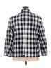 Halogen Checkered-gingham Silver Blazer Size 20W - photo 2