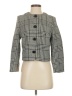 H&M 100% Polyester Plaid Gray Coat Size S - photo 1