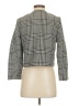 H&M 100% Polyester Plaid Gray Coat Size S - photo 2