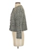 H&M 100% Polyester Plaid Gray Coat Size S - photo 5