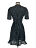 Aqua Animal Print Blue Cocktail Dress Size XS - photo 2