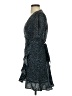 Aqua Animal Print Blue Cocktail Dress Size XS - photo 5