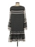 Max Studio 100% Polyester Checkered-gingham Gray Casual Dress Size S - photo 2