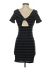 Soprano Stripes Black Casual Dress Size S - photo 2