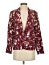Berenice 100% Viscose Floral Burgundy Blazer Size EU 34 / US 4 - photo 1