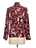 Berenice 100% Viscose Floral Burgundy Blazer Size EU 34 / US 4 - photo 2