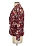 Berenice 100% Viscose Floral Burgundy Blazer Size EU 34 / US 4 - photo 5