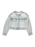 H&M 100% Cotton Blue Denim Jacket Size 8 - photo 1