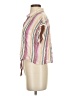 Rails Stripes Pink Short Sleeve Blouse Size XS - photo 5