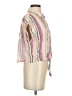 Rails Stripes Pink Short Sleeve Blouse Size XS - photo 4