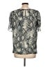 Vince Camuto 100% Polyester Silver Short Sleeve Blouse Size L - photo 2