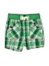 Hanna Andersson Plaid Green Board Shorts Size 80 cm / US 12-18 MO - photo 1