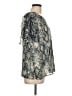 Vince Camuto 100% Polyester Silver Short Sleeve Blouse Size L - photo 4