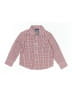 Nautica Checkered-gingham Red Long Sleeve Button-Down Shirt Size 2T - photo 1