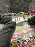 Gap 100% Viscose Print Gray Casual Dress Size M - photo 7
