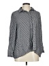 The Limited Houndstooth Black Long Sleeve Button-Down Shirt Size L - photo 1