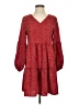 Unbranded 100% Dacron Hearts Red Casual Dress Size S - photo 1