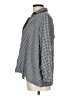 The Limited Houndstooth Black Long Sleeve Button-Down Shirt Size L - photo 5